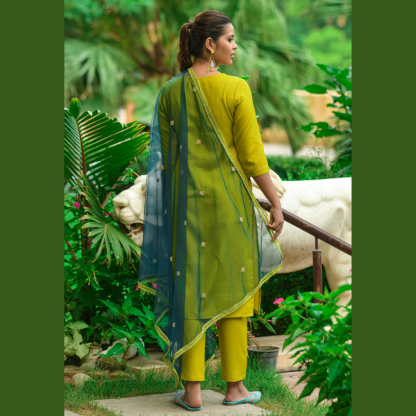 AAYARON Kurta and pant Dupatta ethanic sets - Image 3