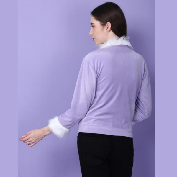 FUR JACKET (LAVENDER) - Image 2