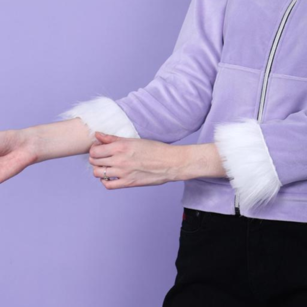 FUR JACKET (LAVENDER) - Image 3