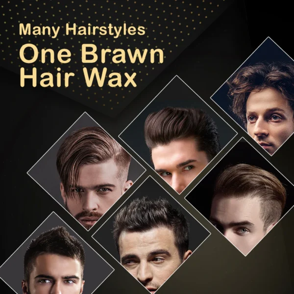 The Man Company Brawn Hair Styling Wax for Men | Strong Hold, Matte Finish | Natural Almond & Argan Oil | Volume & Nourishment to Hair - 50gm - Image 2