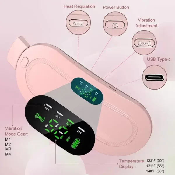 Electric Cordless Heating Pad For Period Pain, Cramp Relief, Back Pain In Period - Image 4
